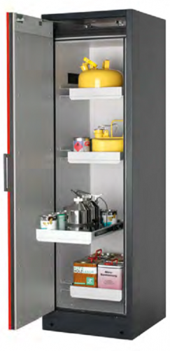 Tủ chống cháy 90/30 phút(dòng Q-FEGASUS-90 1 cánh rộng 599mm 4 khay) - tu chong chay 90/30 phut(dong q-fegasus-90 1 canh rong 599mm 4 khay)