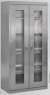 Tủ inox y tế, phòng sạch loại cao 1800mm cửa kính